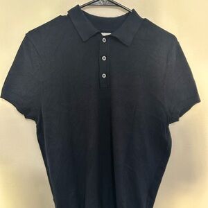 Zara Midnight Blue Polo Shirt